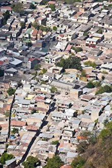 Images Dated 24th June 2009: Honduras, Tegucigalpa, View of city from Park Naciones Unidas El Pichacho (United
