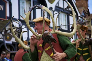 Horn Dance, Abbots Bromley, Staffordshire, England, UK Horn Dance, Abbots Bromley, Staffordshire, England, UK