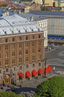Hotel Astoria, View from the Colonnade of St. Isaacs Cathedral, Saint Petersburg Hotel Astoria, View from the Colonnade of St. Isaacs Cathedral, Saint Petersburg