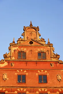 Detail of a house in Gamla Stan. Stockholm, Sweden Detail of a house in Gamla Stan. Stockholm, Sweden
