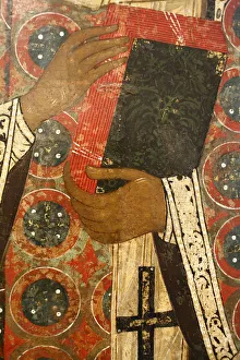 Icon, city museum, Pskov, Pskov region, Russia Icon, city museum, Pskov, Pskov region, Russia