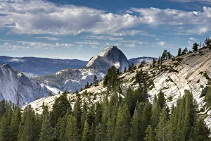Idyllic shot of Northern side of Half Dome on sunny day, Olmsted Point Idyllic shot of Northern side of Half Dome on sunny day, Olmsted Point