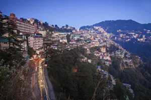 India, Himachal Pradesh, Shimla, View of Shimla city India, Himachal Pradesh, Shimla, View of Shimla city