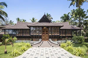 Luxury Cottage at Cherai Beach Print, Kerala, Art Prints