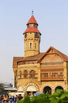 India, Maharashtra, Mumbai, Crawford market, built in the days of the British Raj India, Maharashtra, Mumbai, Crawford market, built in the days of the British Raj