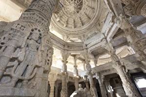 India, Rajasthan, Ranakpur Jain Temple India, Rajasthan, Ranakpur Jain Temple