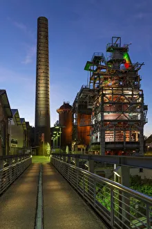 Industrial memorial and cultural center of the old ironworks at Neunkirchen, Saarland Industrial memorial and cultural center of the old ironworks at Neunkirchen, Saarland