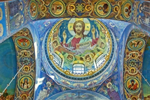 Interior of the Church of the Savior on Blood, Saint Petersburg, Russia Interior of the Church of the Savior on Blood, Saint Petersburg, Russia