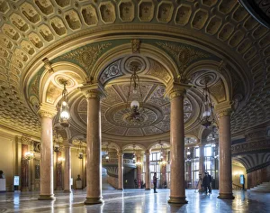 Interior of Romanian Athenaeum Concert Hall, Bucharest, Romania Interior of Romanian Athenaeum Concert Hall, Bucharest, Romania