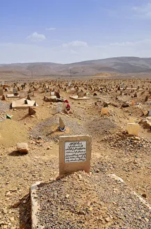 An islamic cemetery in the Draa Valley. Morocco An islamic cemetery in the Draa Valley. Morocco