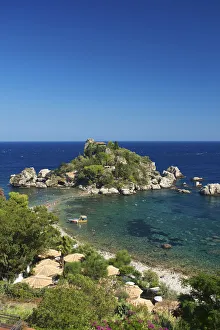 Isola Bella Beach, Taormina, Sicily, Italy Isola Bella Beach, Taormina, Sicily, Italy