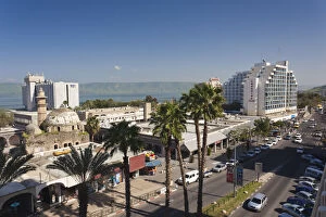 Images Dated 28th November 2011: Israel, The Galilee, Tiberias, HaBanin Street and Leonardo Club Hotel