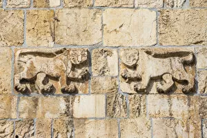 Israel, Jerusalem, Old City, St Stephens Gate - The Lion Gate