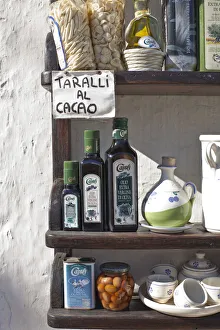 Italy, Apulia, Bari district, Itria Valley. Alberobello. Typical Products Italy, Apulia, Bari district, Itria Valley. Alberobello. Typical Products