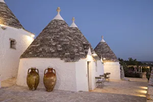 Italy, Apulia (Puglia), Bari district, Itria Valley, Cisternino, traditional trulli