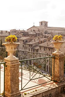 Italy, Italia. Umbria. Perugia district. Gubbio Italy, Italia. Umbria. Perugia district. Gubbio