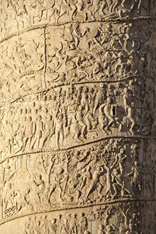 Stone Carvings Gallery: Italy, Lazio, Rome, Trajans Column
