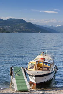 Italy, Piedmont, Lake Maggiore, Stresa, lake taxi Italy, Piedmont, Lake Maggiore, Stresa, lake taxi