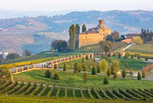 Italy, Piedmont (Piemonte), Colline del Barolo, Cuneo district, Langhe, Barolo, Castello Italy, Piedmont (Piemonte), Colline del Barolo, Cuneo district, Langhe, Barolo, Castello