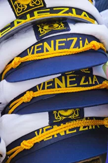Images Dated 20th June 2011: Italy, Veneto, Venice, Venezia Sailors Caps for sale