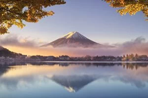 Japan Collection: Japan, Fuji - Hakone - Izu National Park, Mt Fuji and Kawaguchi Ko Lake