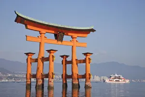 Japan, Miyajima Island, Itsukushima Shrine, Torii Gate Japan, Miyajima Island, Itsukushima Shrine, Torii Gate