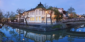 Japan, Okayama Prefecture, Kurashiki, traditional buildings in the Historic Bikan Quarter Japan, Okayama Prefecture, Kurashiki, traditional buildings in the Historic Bikan Quarter