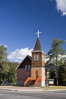 Jasper Lutheran Church, Jasper Town, Jasper National Park, Alberta, Canada Jasper Lutheran Church, Jasper Town, Jasper National Park, Alberta, Canada