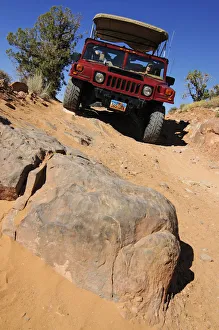 Jeep Tour, Slickrock Trail, Moab, Utah, USA, (MR) Jeep Tour, Slickrock Trail, Moab, Utah, USA, (MR)