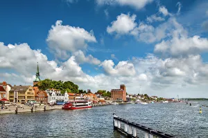 Kappeln, Schlei fjord, Baltic coast, Schleswig-Holstein, Germany Kappeln, Schlei fjord, Baltic coast, Schleswig-Holstein, Germany