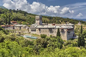 Karakallou Monastery, Mount Athos, Athos peninsula, Greece Karakallou Monastery, Mount Athos, Athos peninsula, Greece