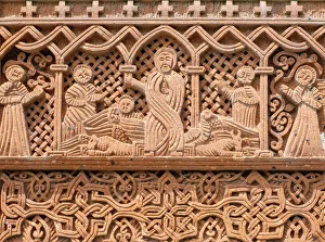 Khachars at Geghard Monastery (Geghardavank), Kotayk Province, Armenia Khachars at Geghard Monastery (Geghardavank), Kotayk Province, Armenia