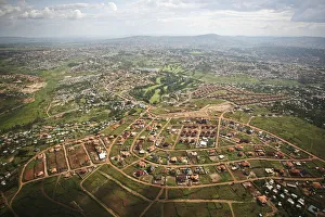 Suburbia Gallery: Kigali, Rwanda. An aerial view of a new suburb under construction