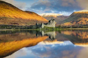 Kilchurne Castle Reflecting in Loch Awe, Argyll & Bute, Scotland Kilchurne Castle Reflecting in Loch Awe, Argyll & Bute, Scotland