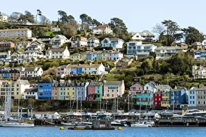 Kingswear as seen from Dartmouth, Devon, UK Kingswear as seen from Dartmouth, Devon, UK