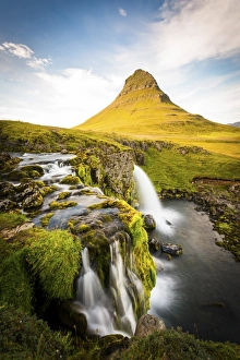 Kirkjufell Mountain, Snaefellsnes peninsula, Iceland Kirkjufell Mountain, Snaefellsnes peninsula, Iceland