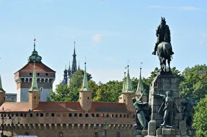 The Krakow gothic-style barbican, dating back to 1498, is one of the few still surviving The Krakow gothic-style barbican, dating back to 1498, is one of the few still surviving