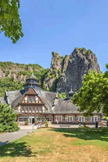 Kurmittelhaus in the spa gardens of St. Munster am Stein, Bad Kreuznach, Nahe valley Kurmittelhaus in the spa gardens of St. Munster am Stein, Bad Kreuznach, Nahe valley