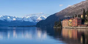 Lake Como, Lombardy, Italy. Winter sunset on the lake Lake Como, Lombardy, Italy. Winter sunset on the lake