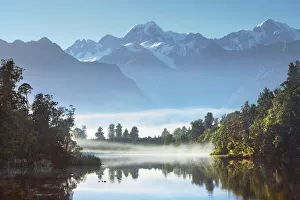 Lake Matheson - New Zealand, South Island, West Coast, Westland, Westland National Park Lake Matheson - New Zealand, South Island, West Coast, Westland, Westland National Park