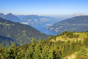 Lake Thun seen from Schynige Platte; Berner Oberland; Grindelwald; Bernese Alps; Bern Lake Thun seen from Schynige Platte; Berner Oberland; Grindelwald; Bernese Alps; Bern