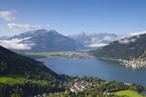 Lake Zell am See, Pinzgau, Salzkammergut, Austria Lake Zell am See, Pinzgau, Salzkammergut, Austria