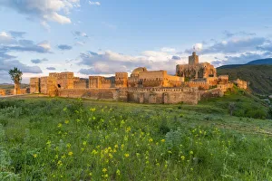 Landscape of the medioeval Rabati castle at sunset. Akhaltsikhe Landscape of the medioeval Rabati castle at sunset. Akhaltsikhe