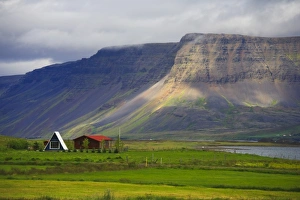 Landscape near Isafjordur, Westfjords, Iceland Landscape near Isafjordur, Westfjords, Iceland