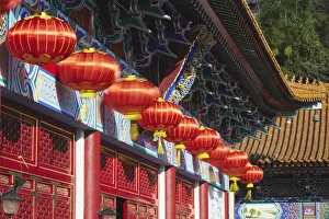 Tsuen Wan Collection: Lanterns at Western Monastery, Tsuen Wan, New Territories, Hong Kong, China