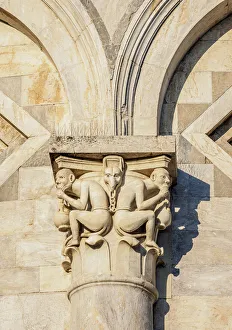 Leaning Tower, detailed view, Piazza dei Miracoli, Pisa, Tuscany, Italy Leaning Tower, detailed view, Piazza dei Miracoli, Pisa, Tuscany, Italy