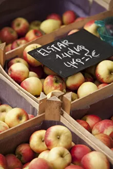 Leuven Gallery: Leuven, Belgium. Locally grown apples on sale at Leuven market