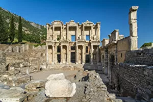 Ancient Greek Architecture Collection: Library of Celsus, Ephesus, Izmir, Turkey