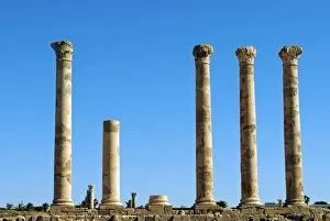 Archaeological Site of Sabratha Collection: Libya, Sabratha. Columns