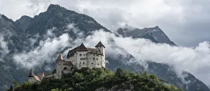 Liechtenstein, Balzers, Gutenberg Castle Liechtenstein, Balzers, Gutenberg Castle